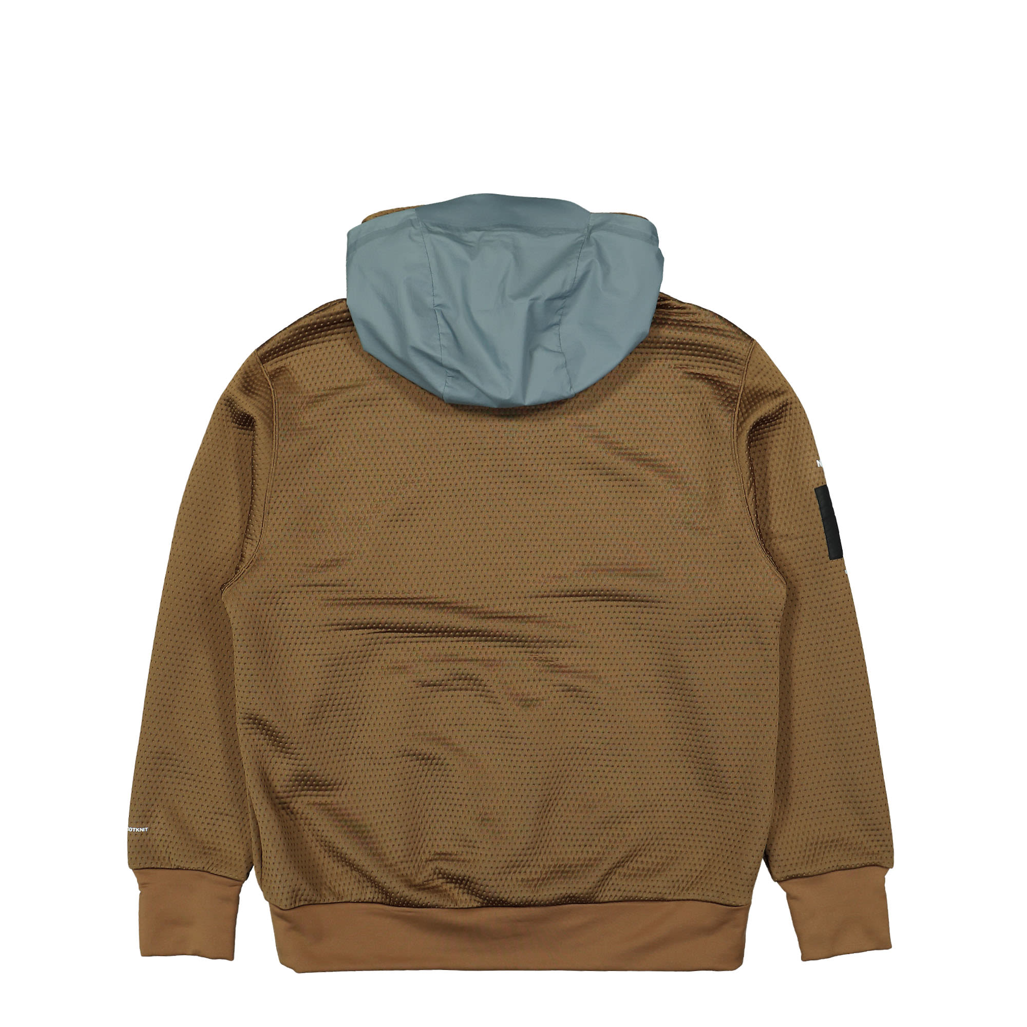 The North Face Undercover x The North Face DotKnit Double Hoodie Sepia Brown / Concrete Grey Hoodies Material | Overkill