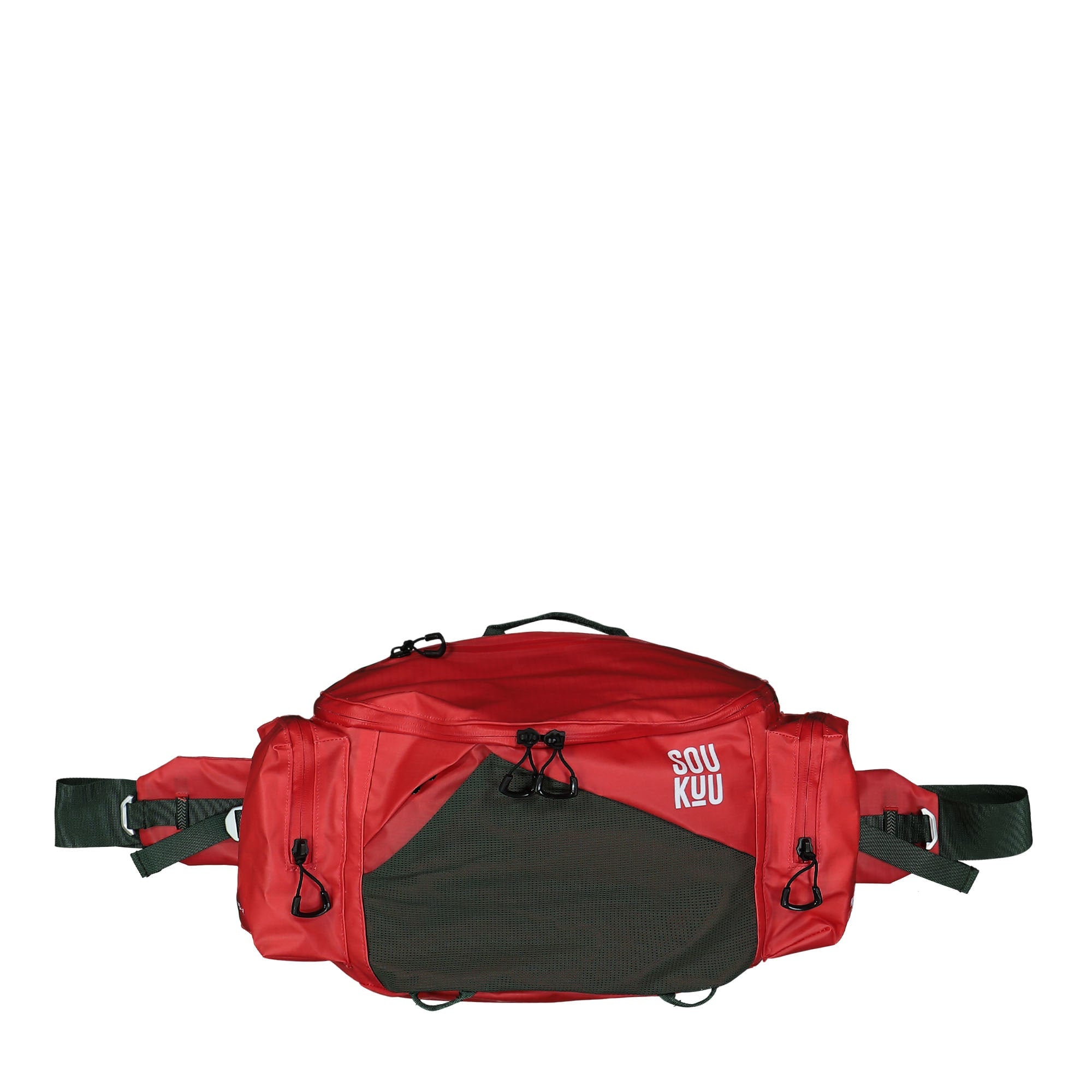 The North Face Undercover x The North Face Waistpack Dark Cedar Green / High Risk Red Hip & Waist Bags NF0A84SJO4Y | Overkill