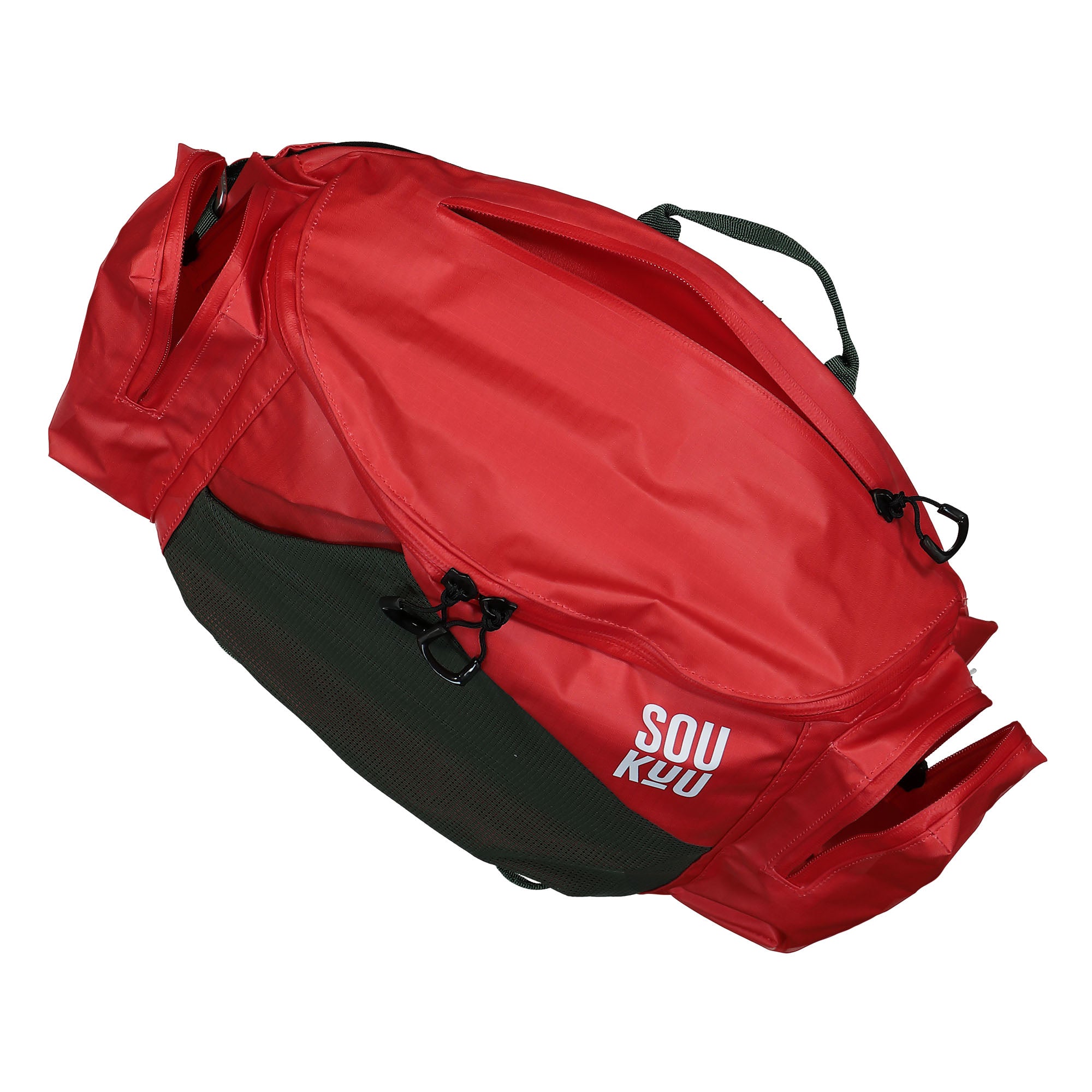 The North Face Undercover x The North Face Waistpack Dark Cedar Green / High Risk Red Hip & Waist Bags Detail view 1 | Overkill