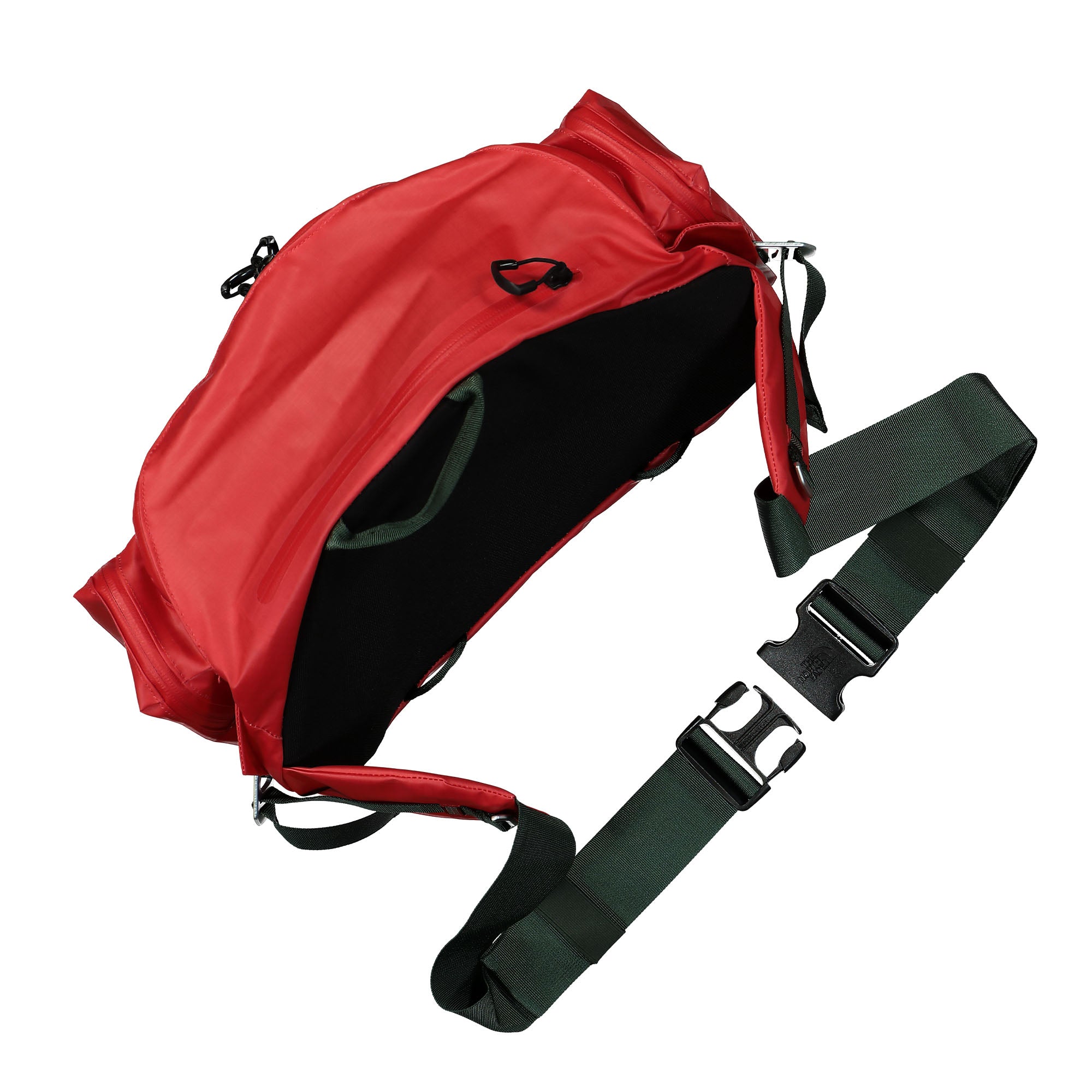 The North Face Undercover x The North Face Waistpack Dark Cedar Green / High Risk Red Hip & Waist Bags Detail view 3 | Overkill