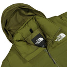 The North Face 1992 Ripstop Nuptse Jacket Forest Olive Puffer Jackets Close-up | Overkill