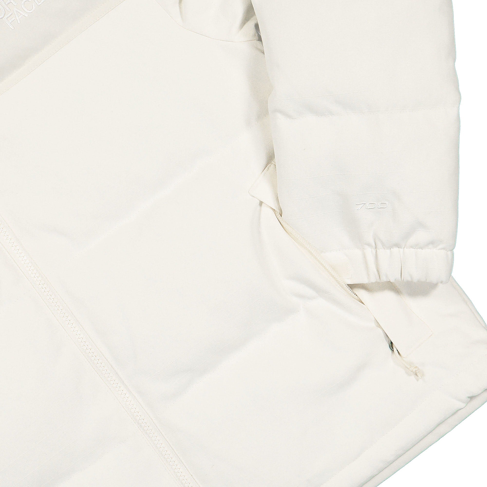 The North Face W 1992 Ripstop Nuptse Jacket White Dune Puffer Jackets Detailfoto | Overkill