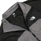 The North Face Wind Shell Full-Zip Jacket Smoked Pearl / TNF Black Windbreaker Close-up | Overkill