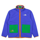 The North Face Reversible Fleece Jacket Solar Blue Lets Blossom Together Print Fleece Jackets Close-up | Overkill