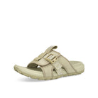 The North Face Explore Camp Slide Gravel / Khaki Stone Slides, Sandals & Slippers  Close Up | Overkill