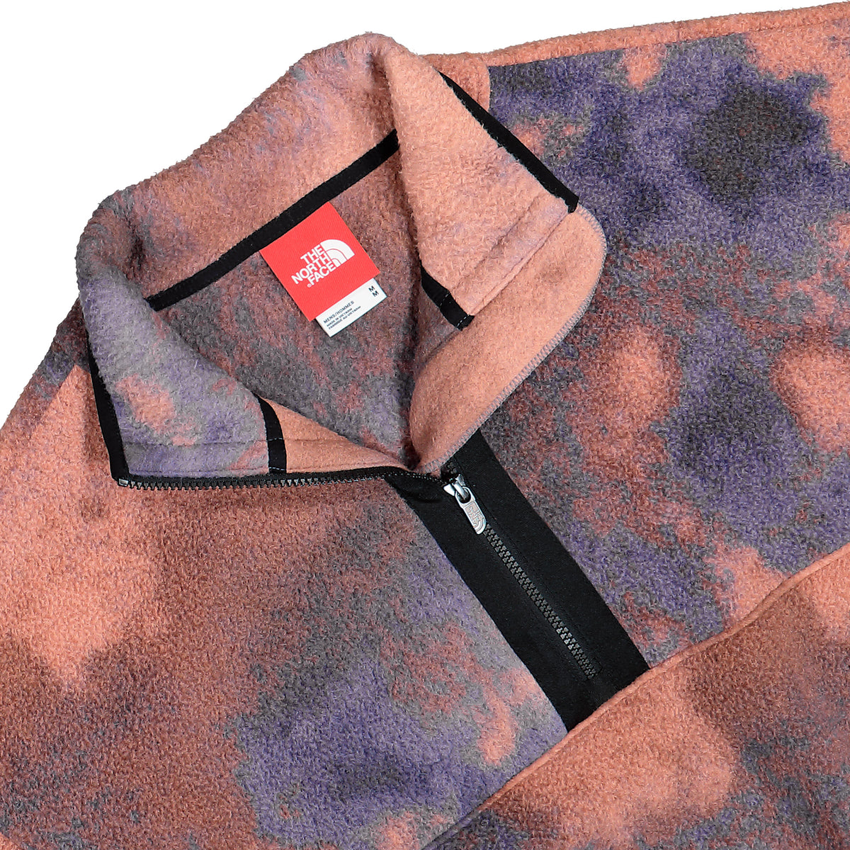 The North Face M Red Box Printed Fleece Sweater Grounded Plum 1 sweater NF0A8KRBR24 Detailfoto | Overkill
