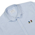 Edmmond Studios Special Duck Shirt Light Blue Shirts Close-up | Overkill