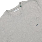 Edmmond Studios Duck Patch T-Shirt Grey Melange T-Shirts Close-up | Overkill