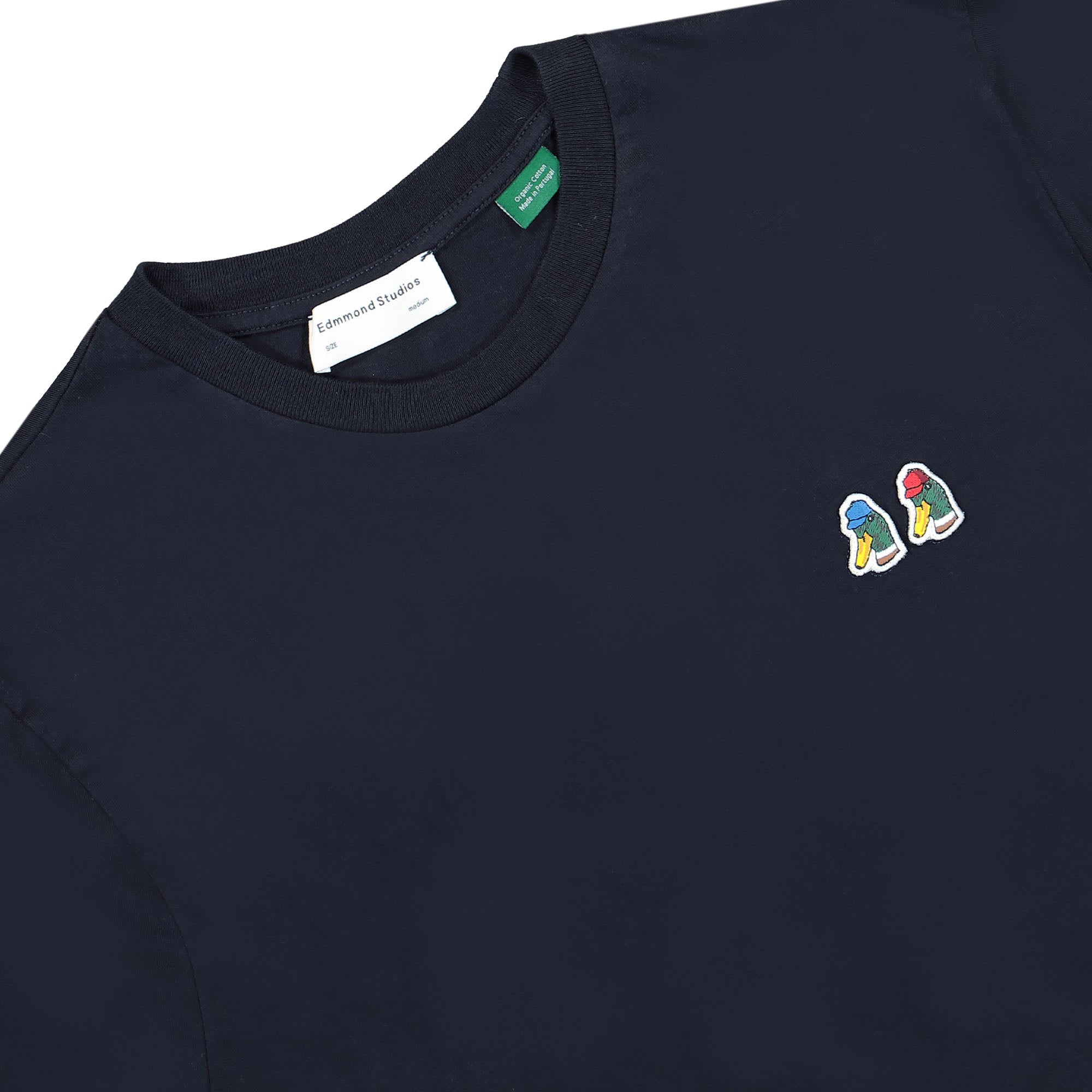 Edmmond Studios Special Duck T-Shirt Navy T-Shirts Close-up | Overkill