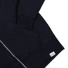 Edmmond Studios Duck Patch Zip Hoodie Navy Hoodies Detailfoto | Overkill