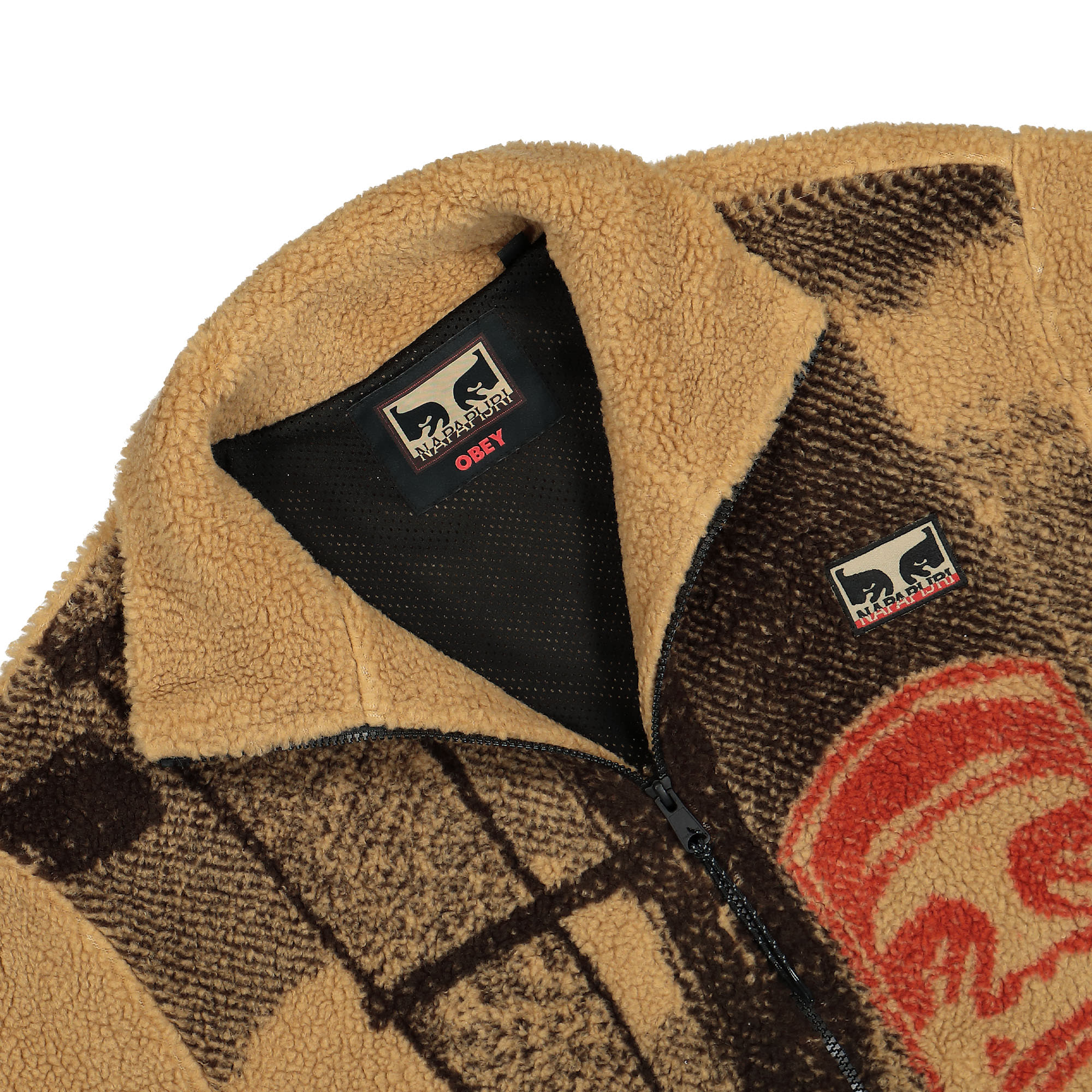 Obey Napapijri x Obey Street Campaign Fleece Jacket NP0A4HMEF2X1