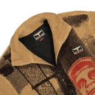 Obey Napapijri x Obey Street Campaign Fleece Jacket Toffee Fleece Jackets Close-up | Overkill