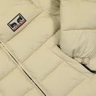 Obey Napapijri x Obey Dont Just Watch It Burn Puffer Jacket Cream Puffer Jackets Detailfoto | Overkill