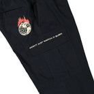 Obey Napapijri x Obey Dont Just Watch It Burn Pant Black Sweat & Track Pants Detail view 2 | Overkill