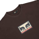 Obey Napapijri x Obey Tee Dark Brown T-Shirts Close-up | Overkill