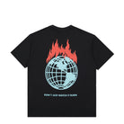 Obey Napapijri x Obey Dont Just Watch It Burn Tee Black T-Shirts Close-up | Overkill
