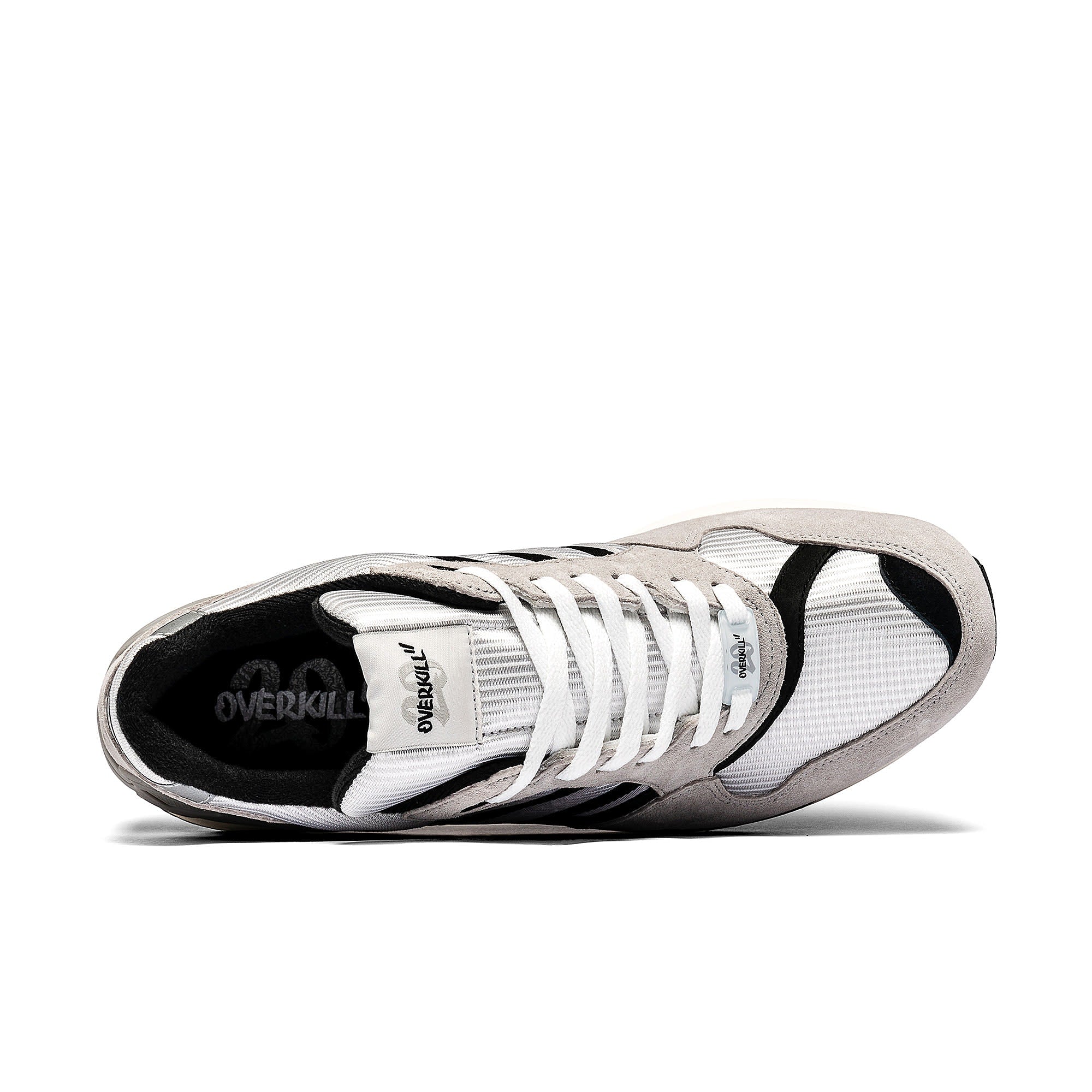 adidas Overkill x adidas ZX 6000 Crystal White / Core Black Sneakers  Detail View 1 | Overkill
