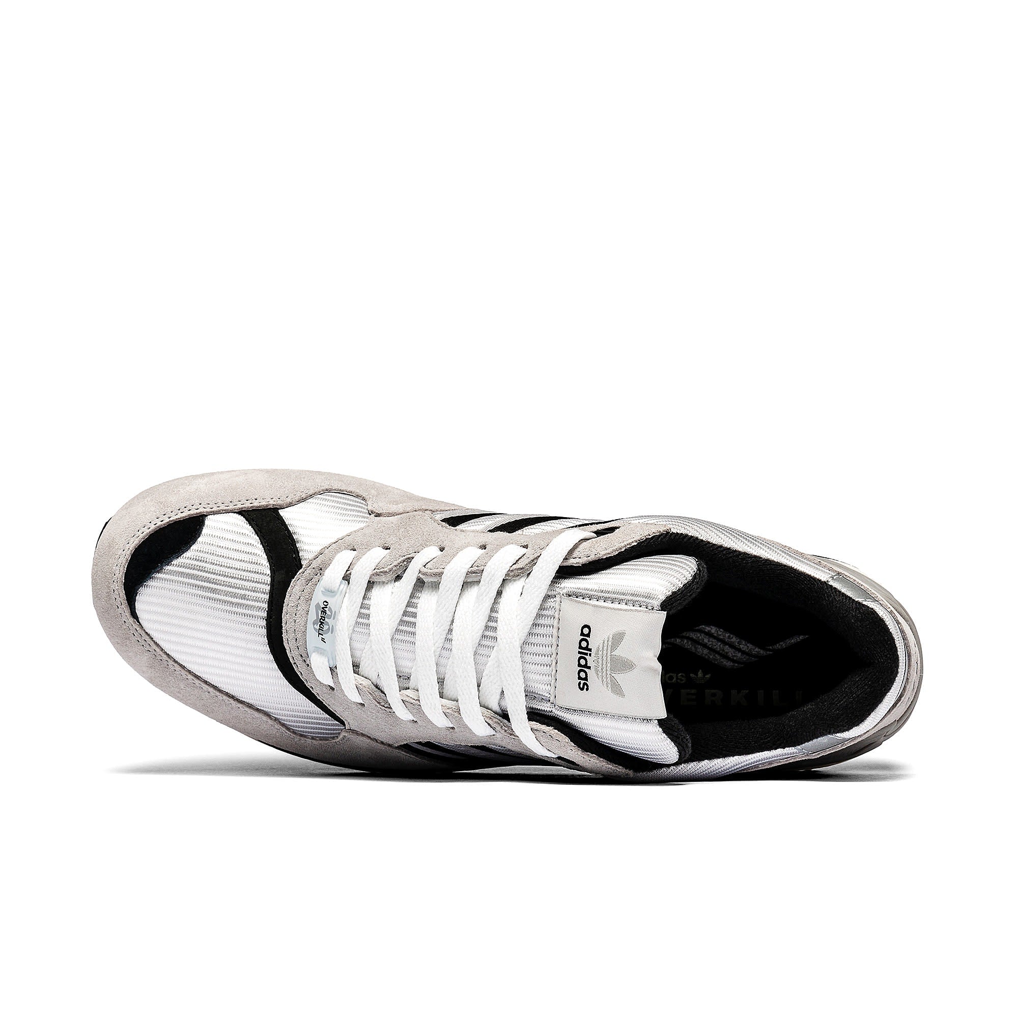 adidas Overkill x adidas ZX 6000 Crystal White / Core Black Sneakers  Detailfoto | Overkill