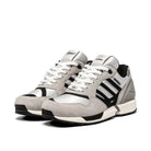 adidas Overkill x adidas ZX 6000 Crystal White / Core Black Sneakers  Close Up | Overkill