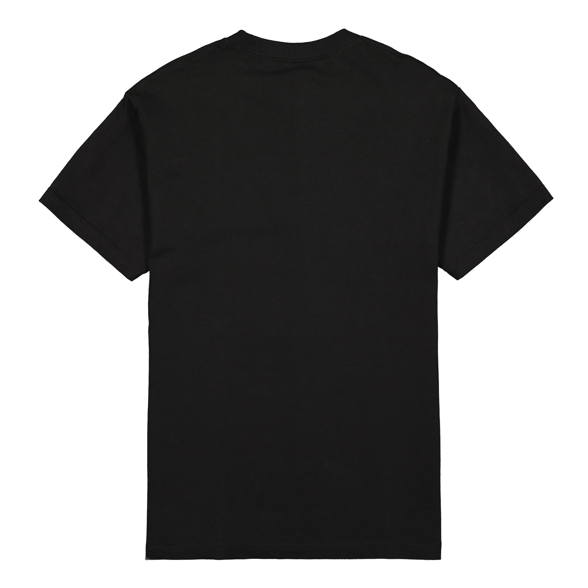 Pleasures Flipped Logo T-Shirt Black T-Shirts Material | Overkill