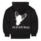 Pleasures Clarity Zip Hoodie Black Hoodies Material | Overkill