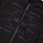Pleasures Clarity Zip Hoodie Black Hoodies Close-up | Overkill