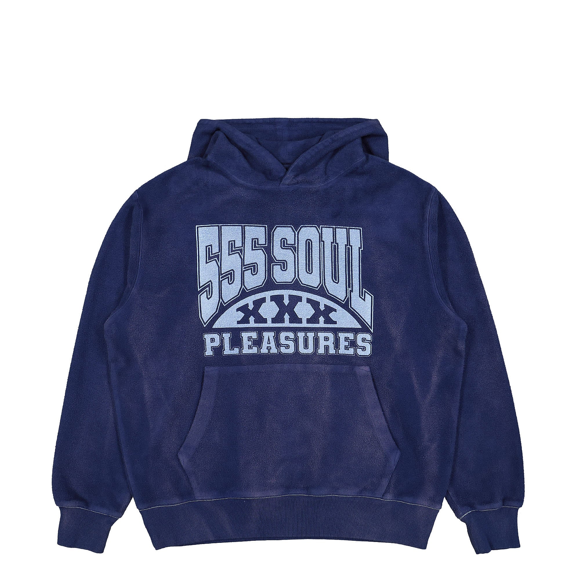 Pleasures 53X Inside Out Hoodie Navy Hoodies P23555002-Navy | Overkill