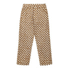 Pleasures Curfew Checker Work Pants Brown Casual Pants P23F001-Brown | Overkill