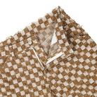 Pleasures Curfew Checker Work Pants Brown Casual Pants Detailfoto | Overkill