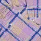Pleasures Folklore Plaid Work Jacket Purple Jackets Detailfoto | Overkill
