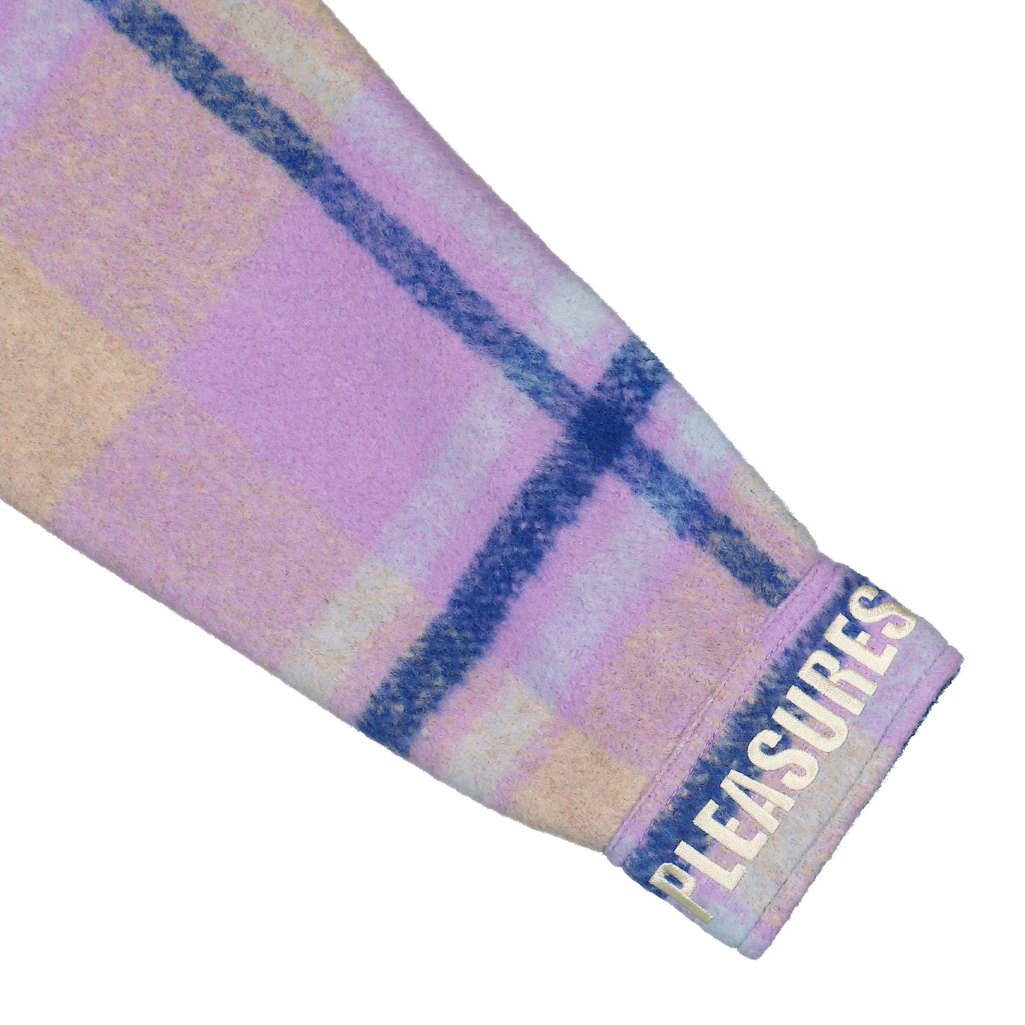 Pleasures Folklore Plaid Work Jacket Purple Jackets Detail view 1 | Overkill