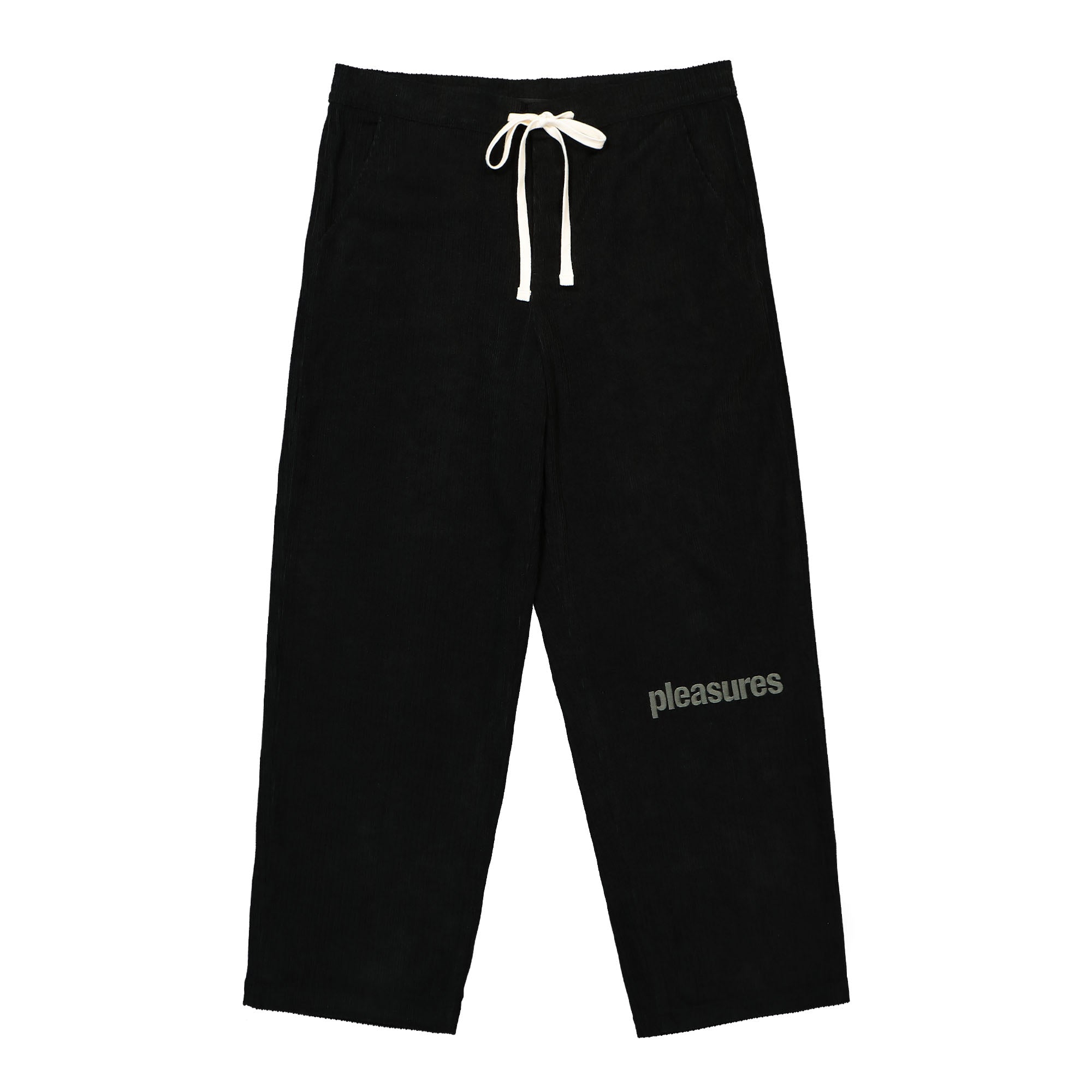 Pleasures Levy Corduroy Wide Pants Black Casual Pants P23F016-Black | Overkill