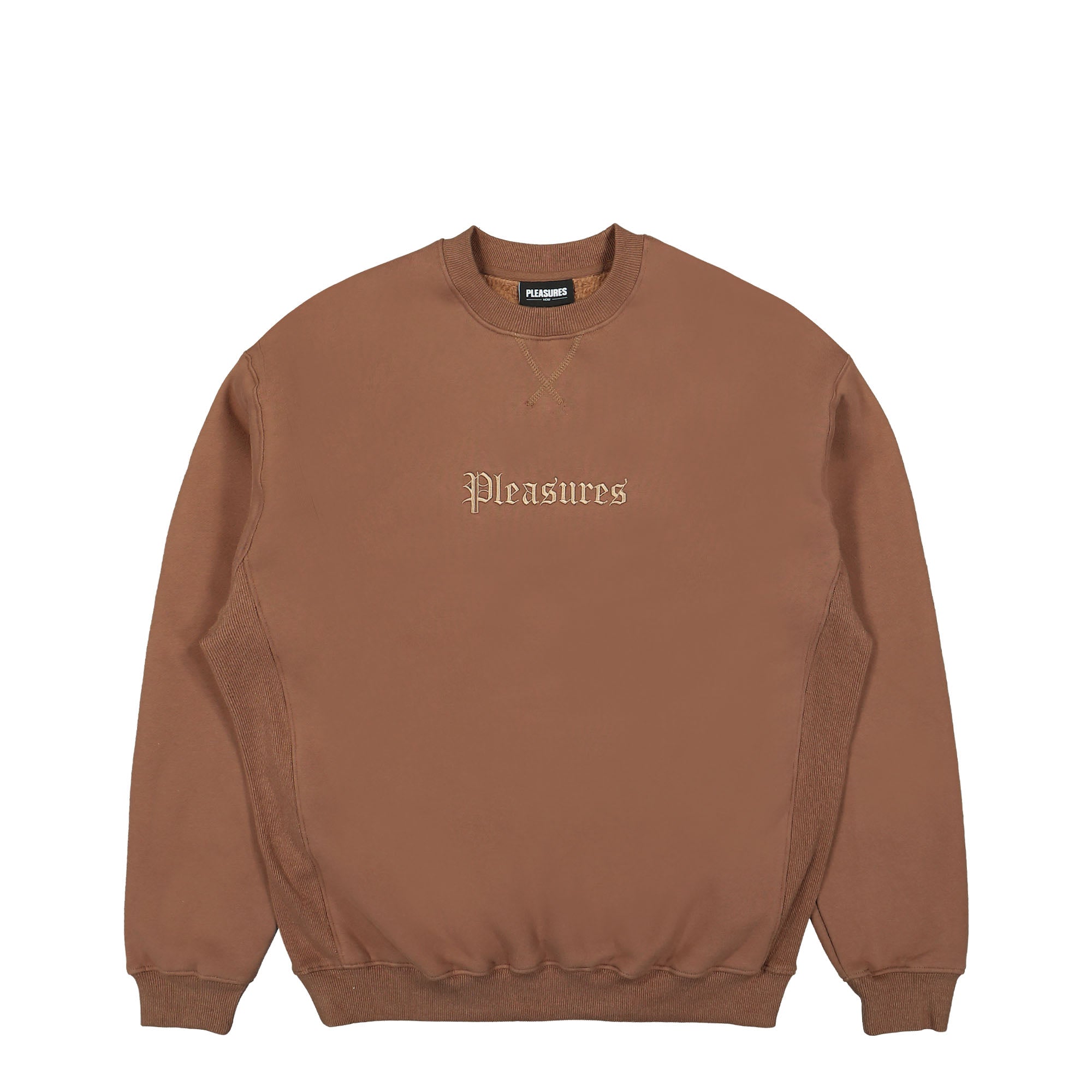 Pleasures Recipe Crewneck Brown Sweatshirts P23F021-Brown | Overkill