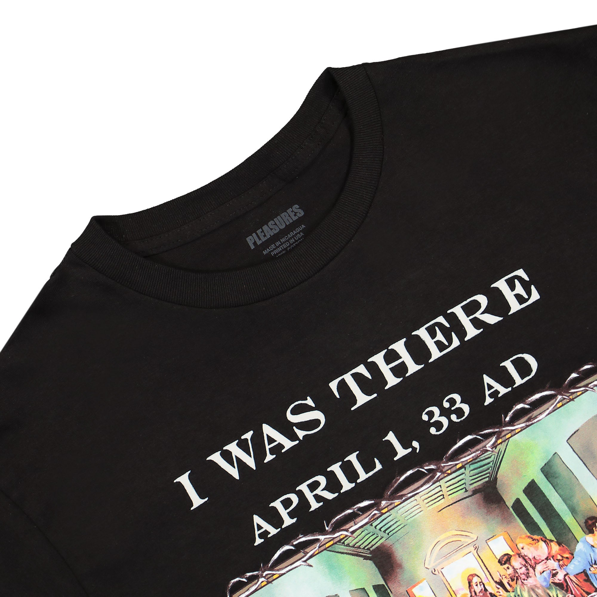 Pleasures Supper T-Shirt Black T-Shirts Close-up | Overkill