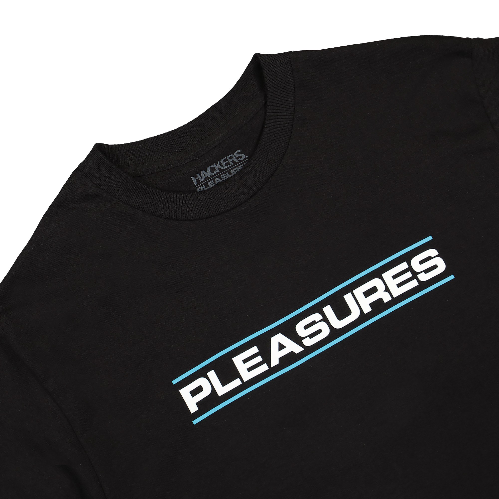 Pleasures Hackers T-Shirt Black T-Shirts Material | Overkill