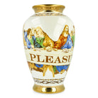 Pleasures Supper Ceramic Vase White Other Home Accessories  Material | Overkill