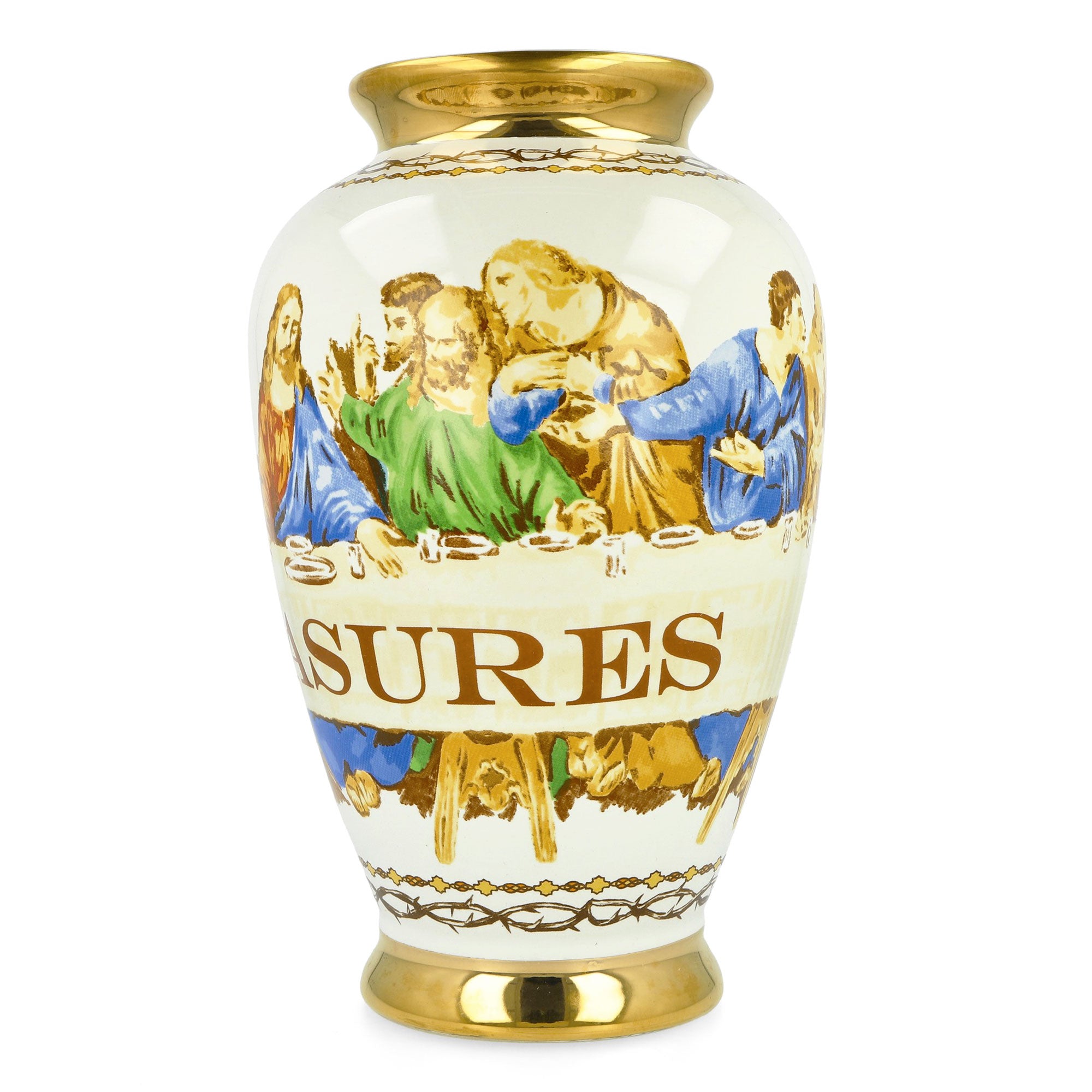 Pleasures Supper Ceramic Vase White Other Home Accessories Close-up | Overkill