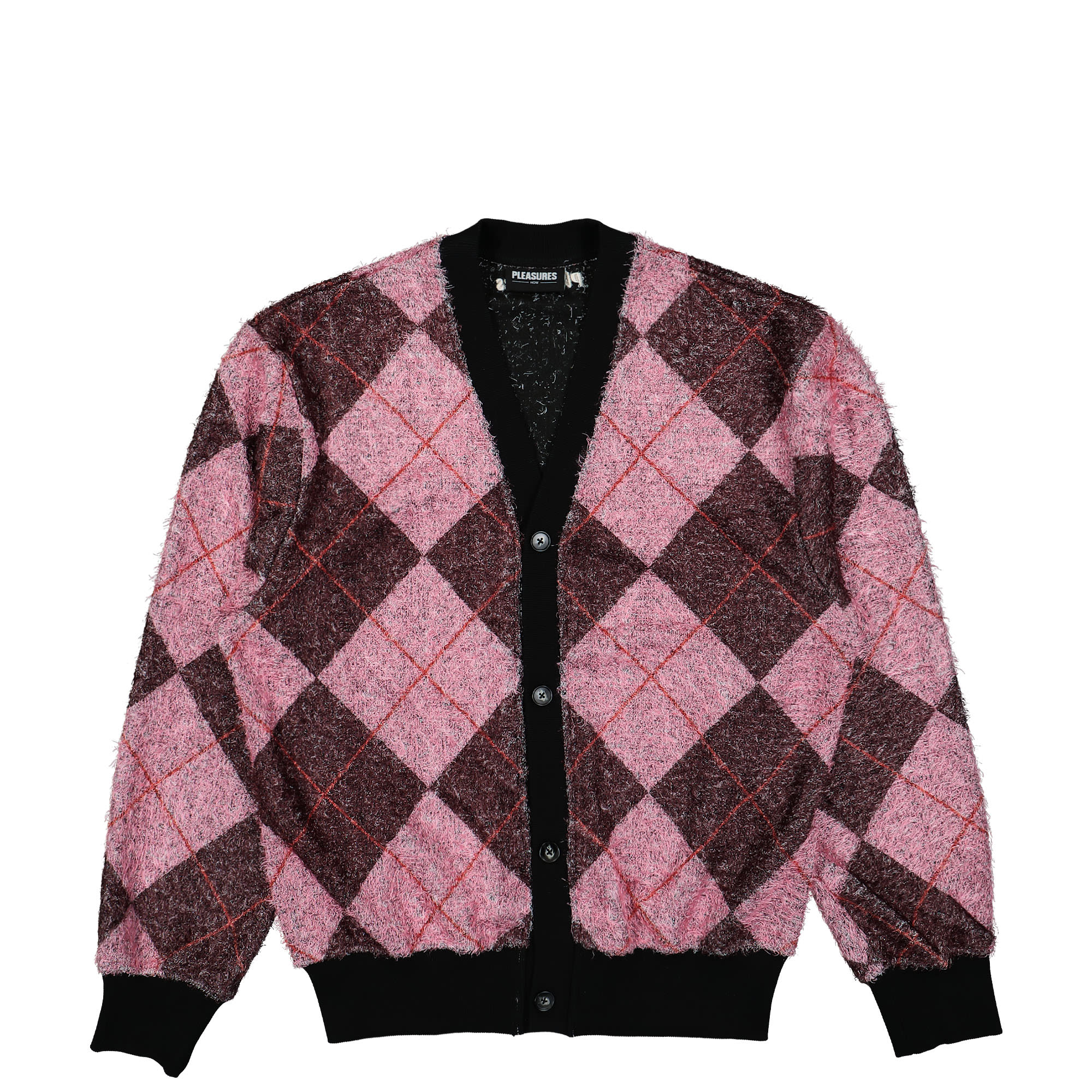 Pleasures Rev Cardigan Pink Cardigans P23SP008-Pink | Overkill