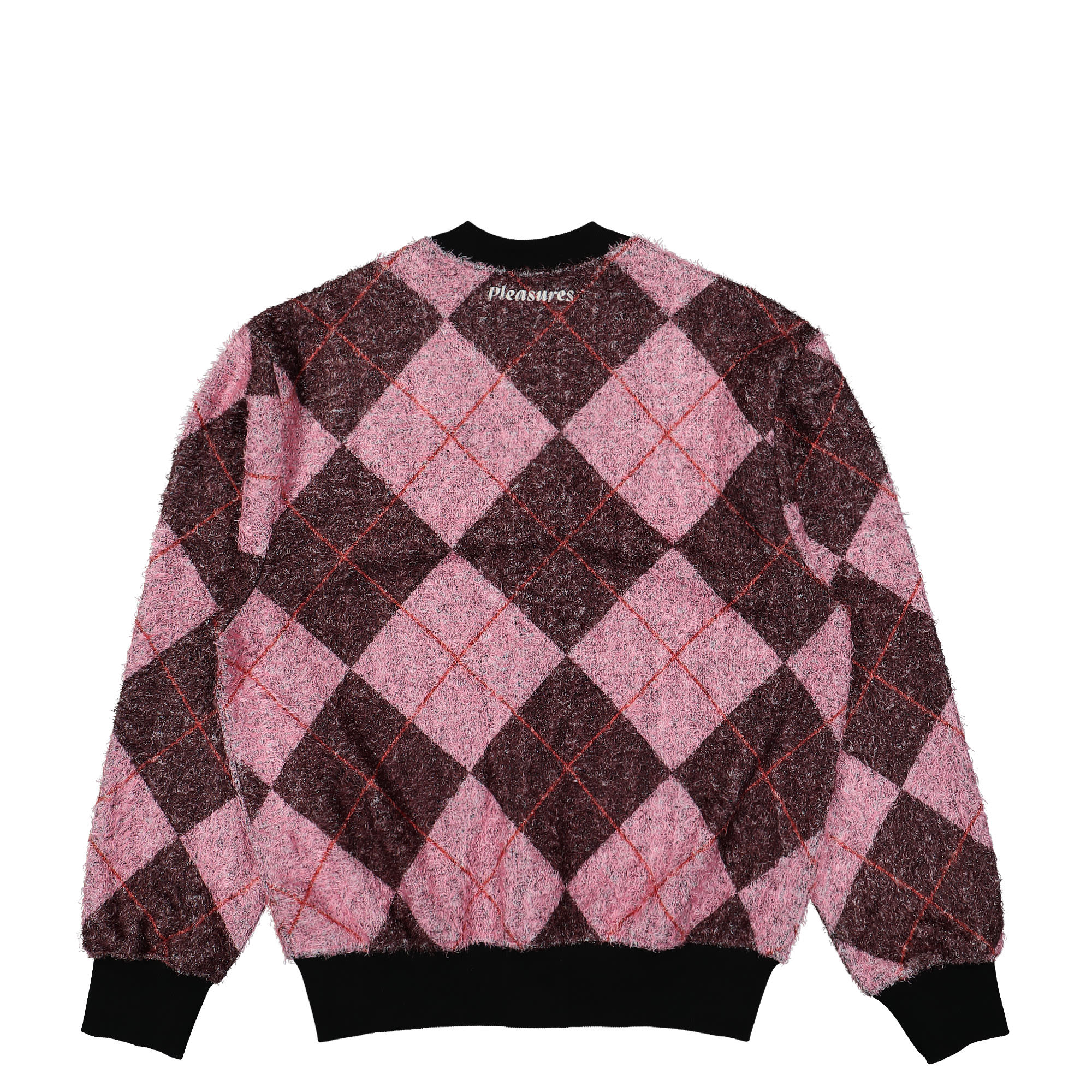 mideal 【plaid pattern cardigan PINK】 Pleasures Rev Cardigan P23SP008-Pink | OVERKILL