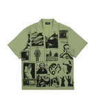Pleasures Choices Camp Collar Button Down Shirt Green Shirts P23SP015-Green | Overkill