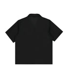 Pleasures Luster Camp Collar Button Down Shirt Black Shirts Material | Overkill