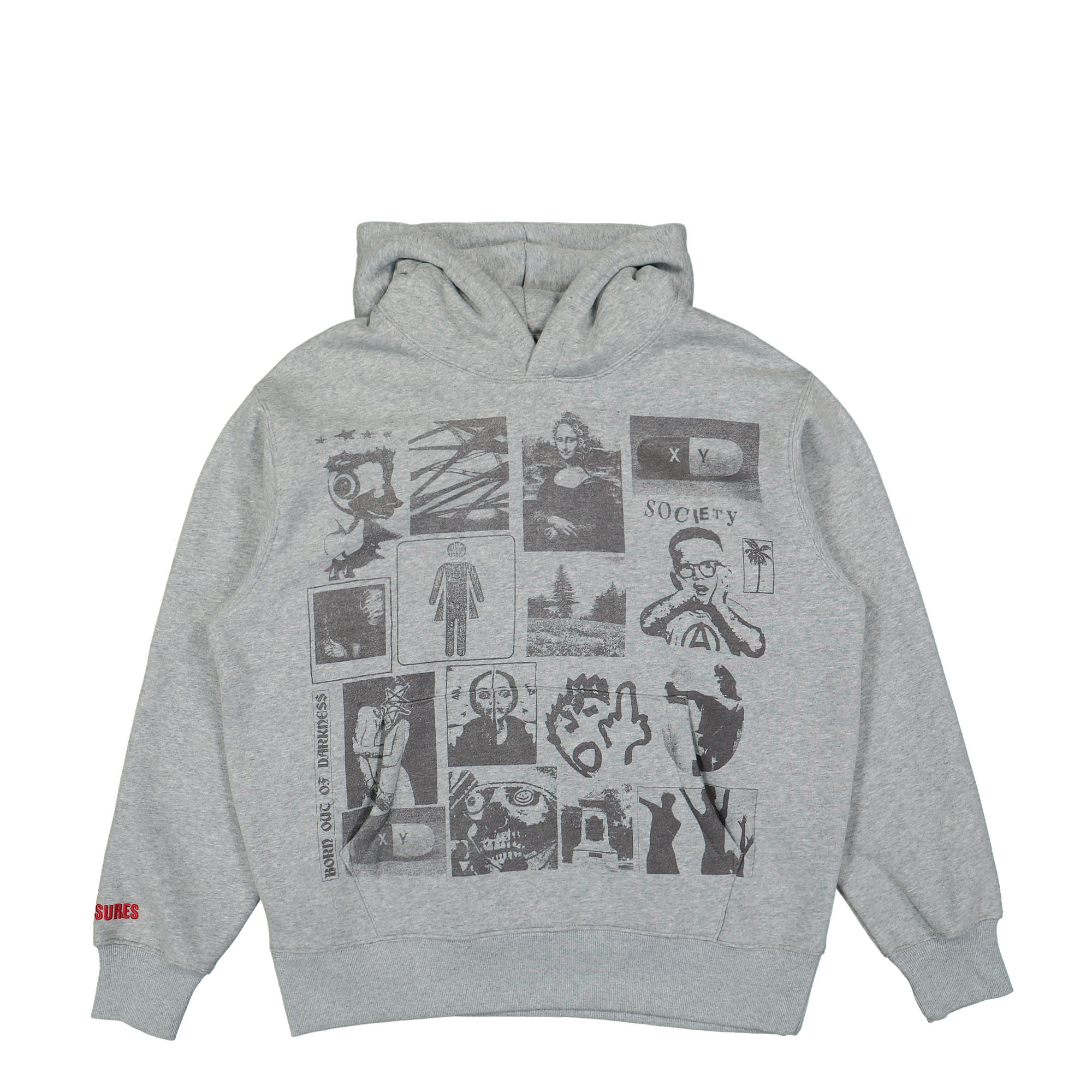 Pleasures Choices Hoodie Grey Hoodies P23SP021-Grey | Overkill