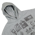 Pleasures Choices Hoodie Grey Hoodies Close-up | Overkill