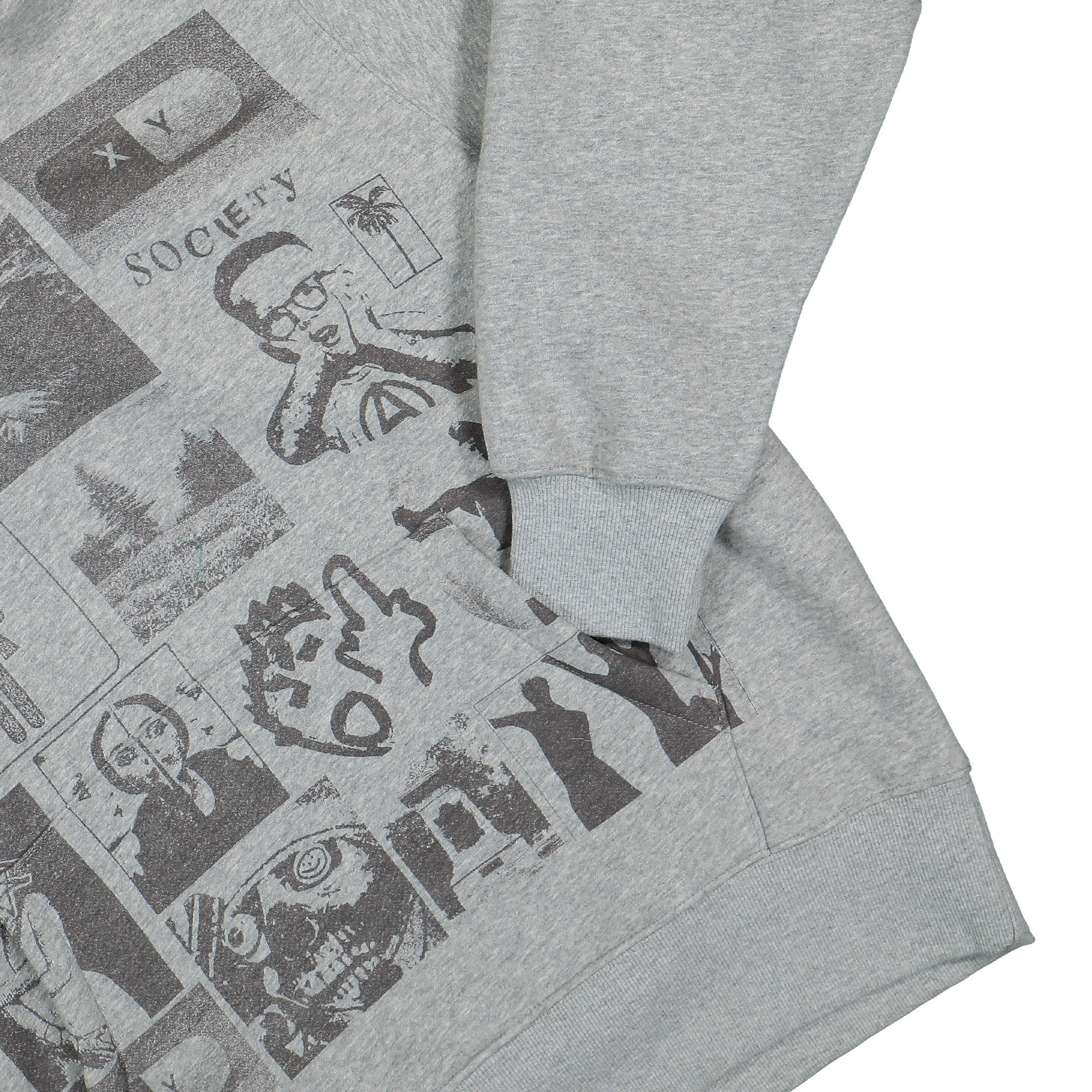 Pleasures Choices Hoodie Grey Hoodies Detailfoto | Overkill