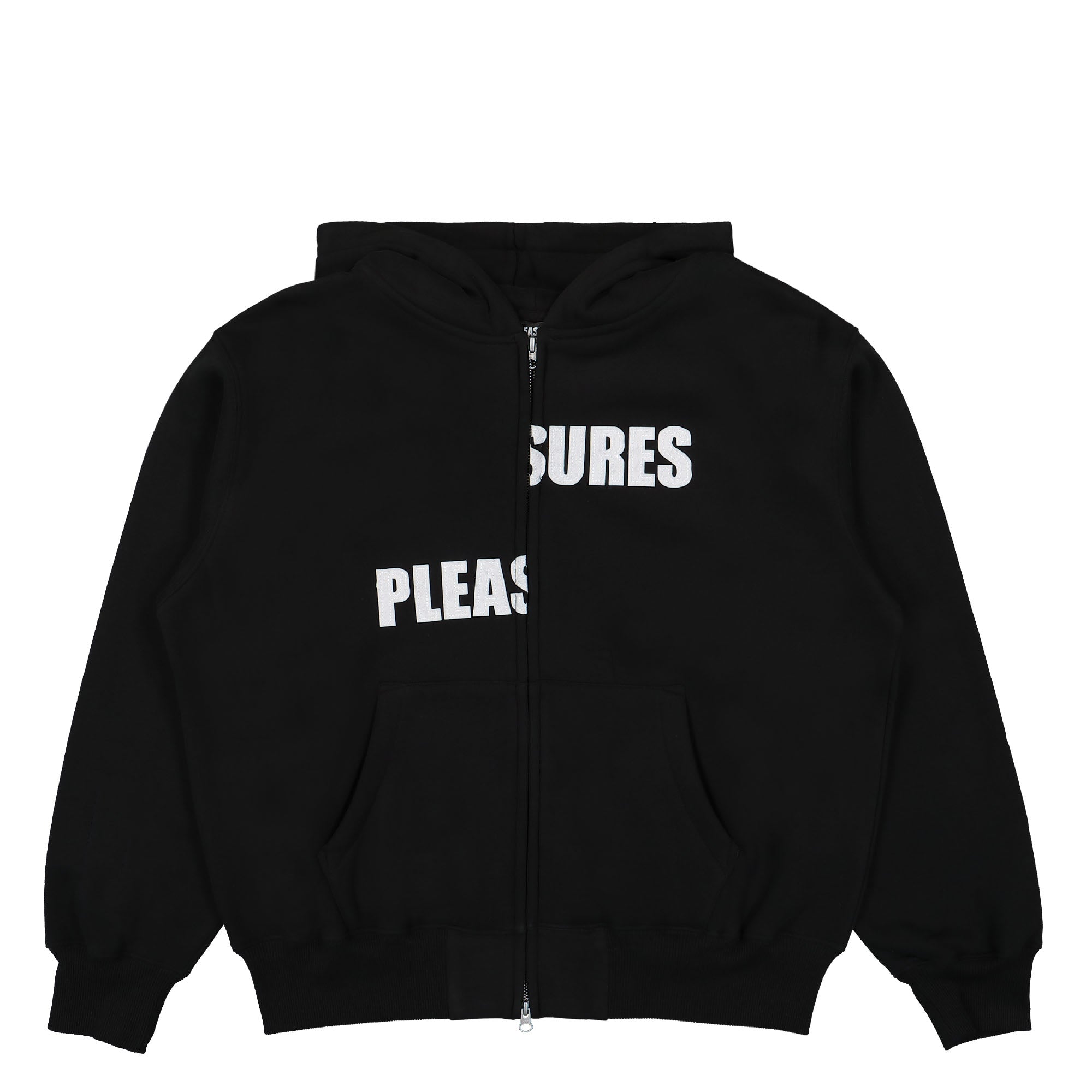 Pleasures Evolution Zip Up Hoodie Black Hoodies P23SU016 | Overkill