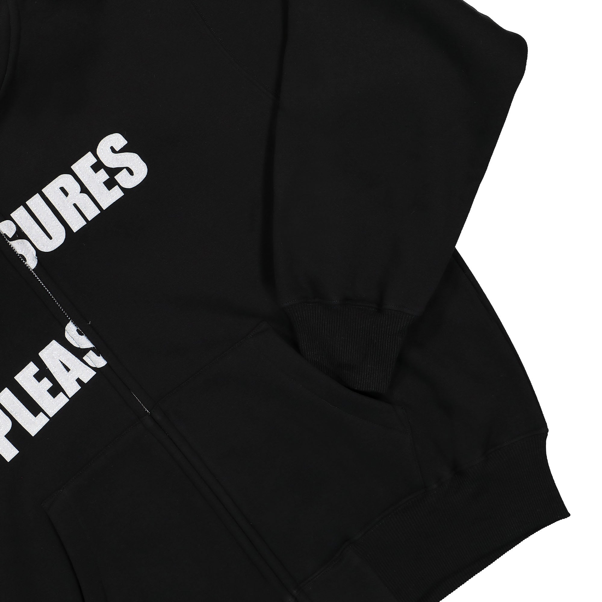 Pleasures Evolution Zip Up Hoodie Black Hoodies Detailfoto | Overkill