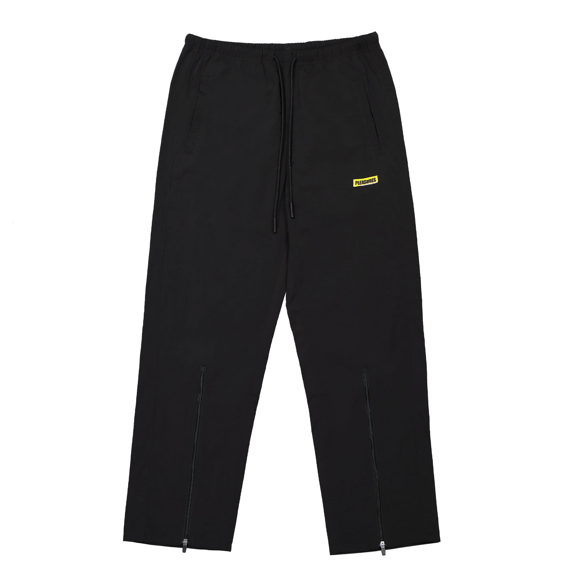 Pleasures Gaze Nylon Track Pant Black Sweat & Track Pants P23SU025 | Overkill
