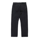 Pleasures Impact Striped Denim Black Jeans Close-up | Overkill