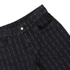 Pleasures Impact Striped Denim Black Jeans Detail view 1 | Overkill