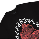 Pleasures Fountain T-Shirt Black T-Shirts Close-up | Overkill